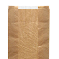 Sacos papel kraft castanho sem impressão