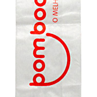 Sacos papel Branco com impressão Bom Bocado