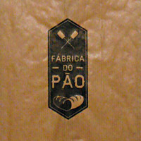 Sacos papel kraft castanho com impressão Fabrica do Pão